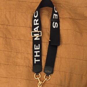 Marc Jacobs Black Strap with Gold Hardware